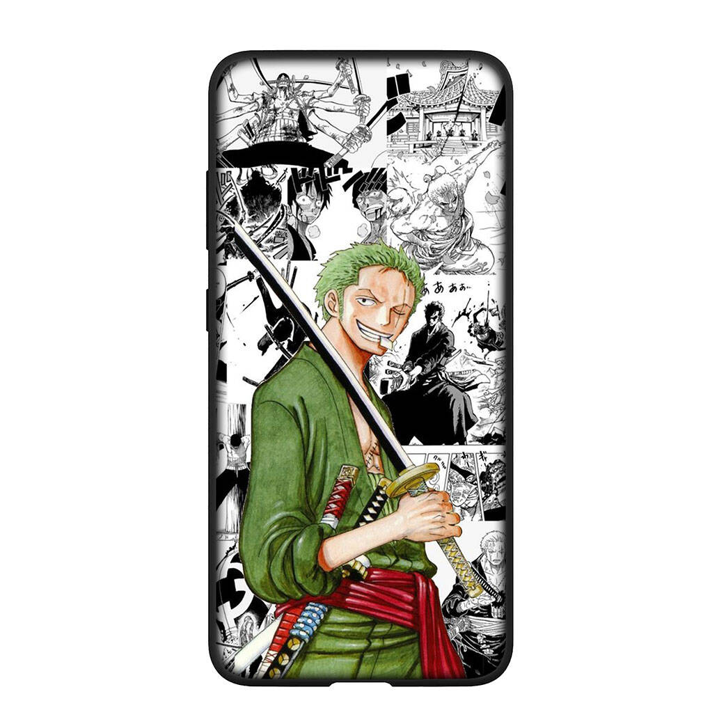 Phone Case for iPhone 17 15 16 Plus X Redmi Note 14 12 11 13 Pro Max Huawei P30 P20 Lite OPPO A60 A40 A80 A38 A54 Coque One Pieces Roronoa Zoro Cover