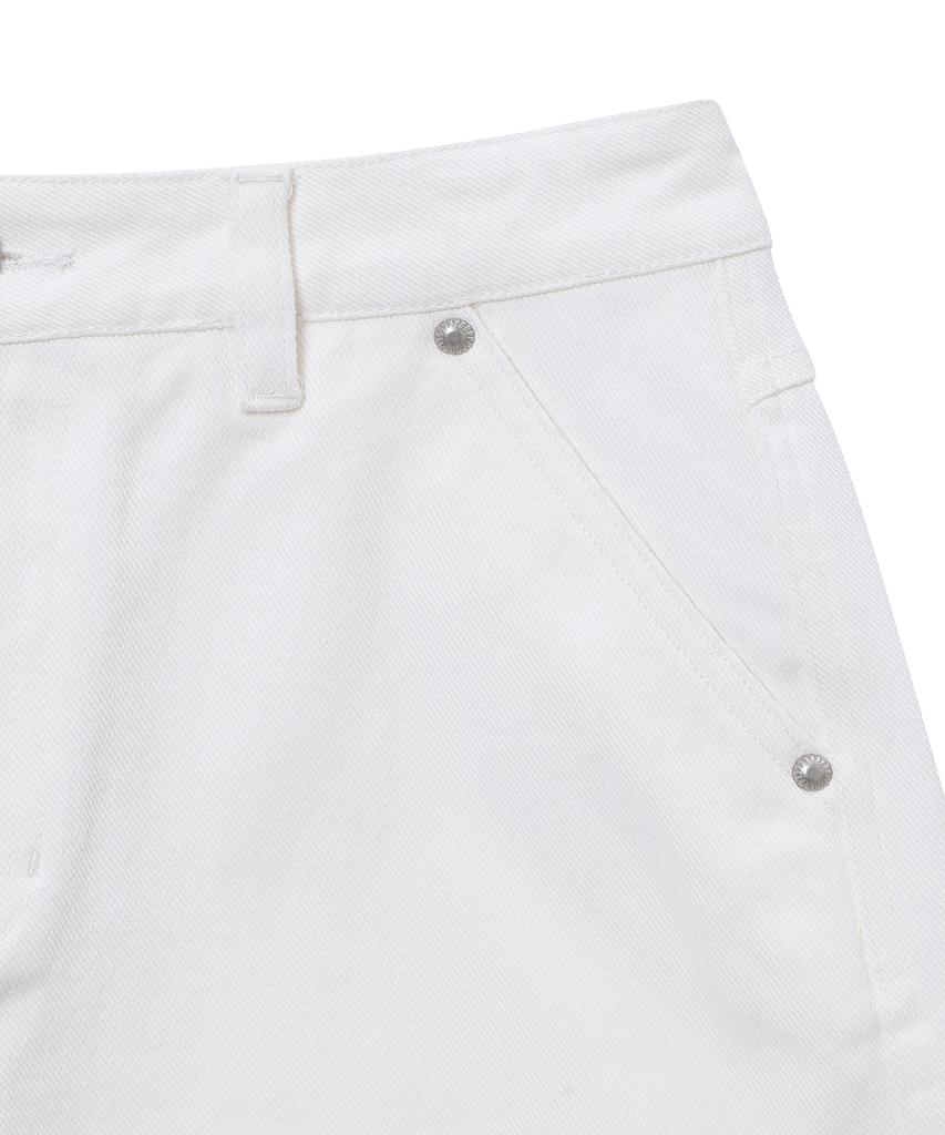 Syupeodeulai Women'S Logo Stitch Shorts Off-White Sdfltcq55Owh
