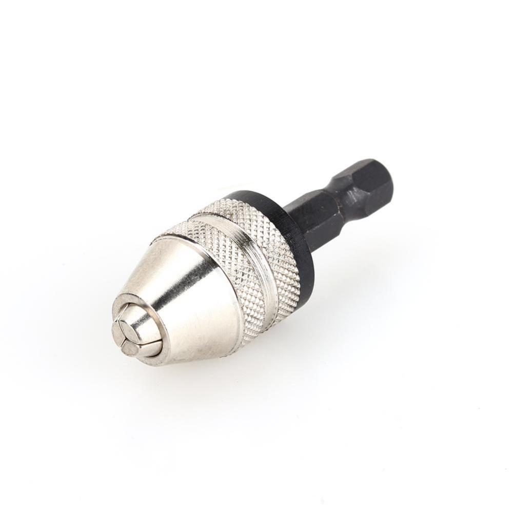 1PC Hex Shank  Drill Clip 0.3-3.6MM Quick Conversion Three-jaw Chuck Power Tool