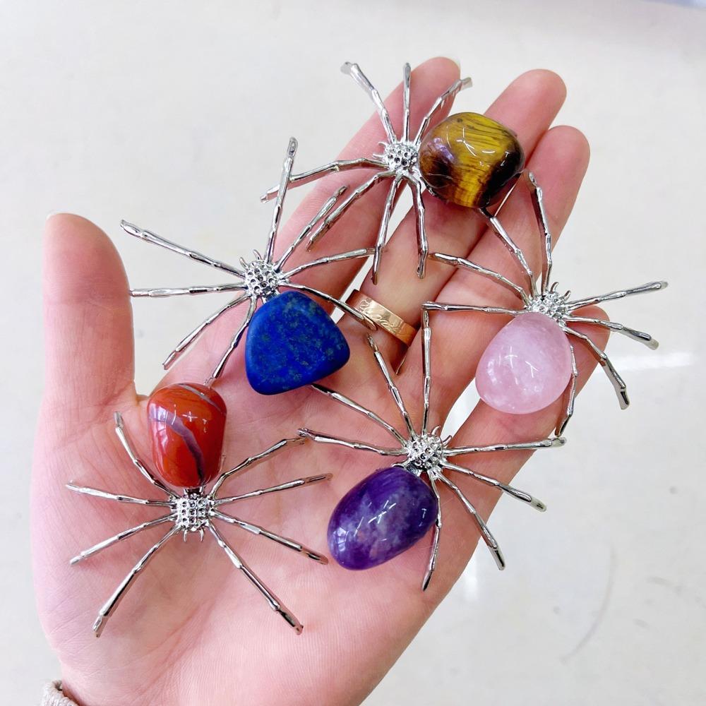 Spider Shape Spider Miniatures Crystal Spider Crystal Crafts Spider Ornaments  Party Decorations
