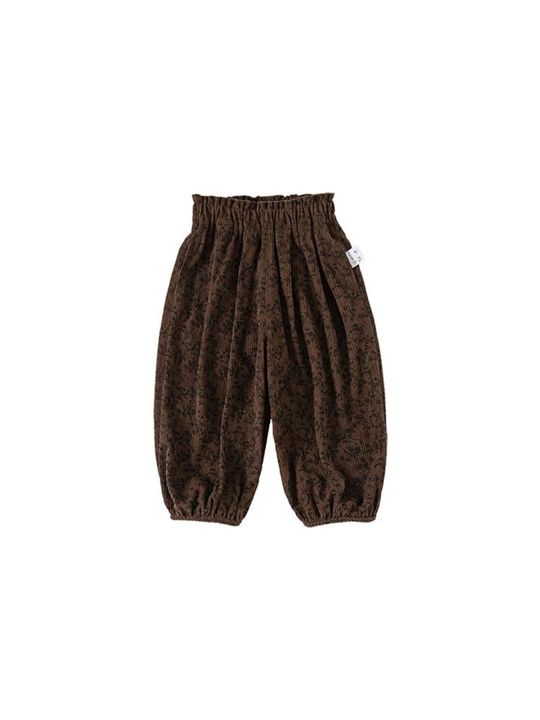 Youbao Kids' Floral Jogger Pants - Loose Fit, Spring & Autumn, Girls' Lantern Style