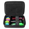 Portable Travel Case For Hair Cutting Equipment Includes Space For Trimmers And Full Set Of Attachments