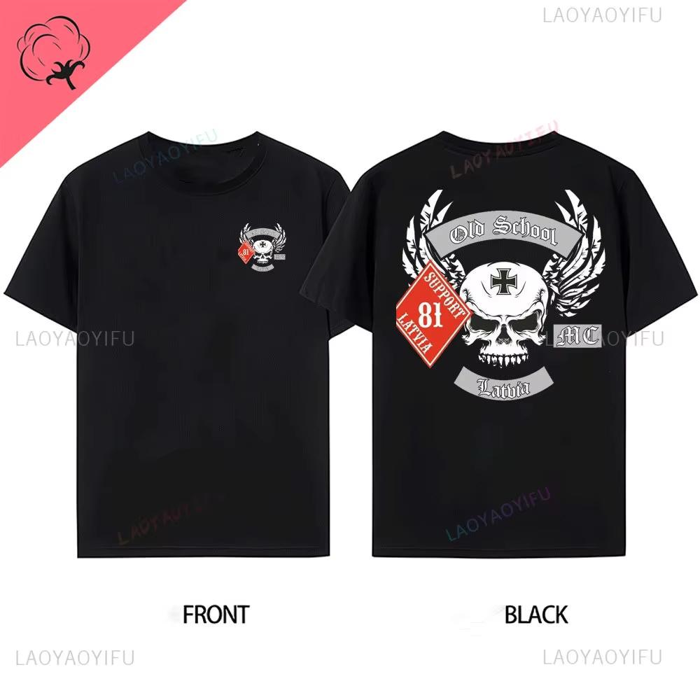 81 Nomad Hell Angel Cotton T-shirt, the best-selling T-shirt, N14 graphic round neck print, an interesting summer men's T-shirt