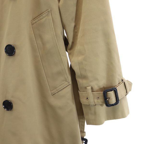 HYKE with Liner Trench Coat 1 Beige 2way Made In Japan Women Used