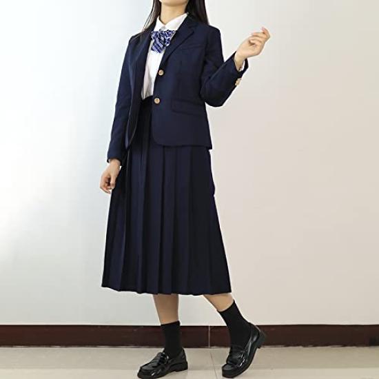 Sharphon Langer Faltenrock mit elastischem Bund in einheitlichen und einfarbigen Plus-Größen, Rock, Schwarz, Marineblau, Grau, Farben, Größen,