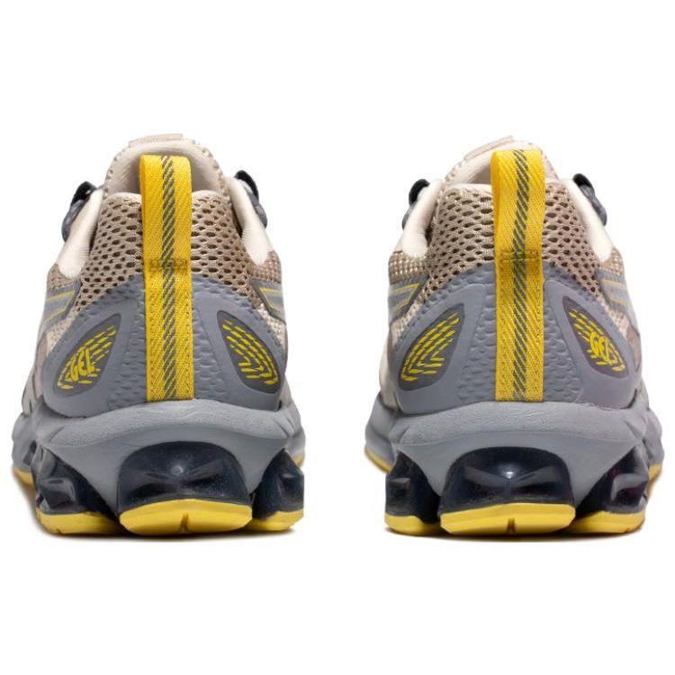 Asics Gel-Quantum 180 7 Fabric Sports Casual Low-Top Running Shoes Men Sneaker Gray Yellow 1201A682-021