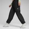 Puma Downtown Solid Color Two-In-One Waterproof Design Mid-Rise Casual Pants Unisex Pants Black 624378-01