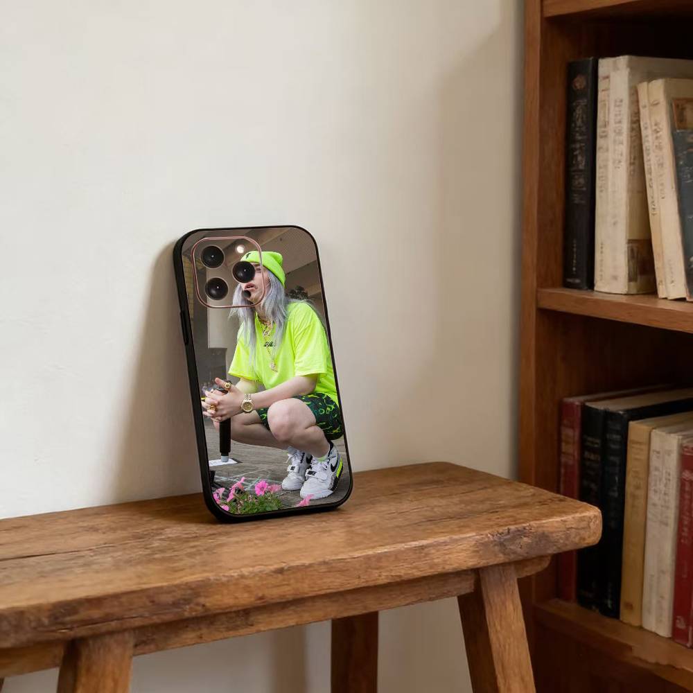 Billie Eilish P-Pirate Baird 'Connell Pouzdro na telefon Pro iPhone17,16,15,14,13,12,11 Plus,Pro Magnetické s Magsafe Bezdrátové nabíjení