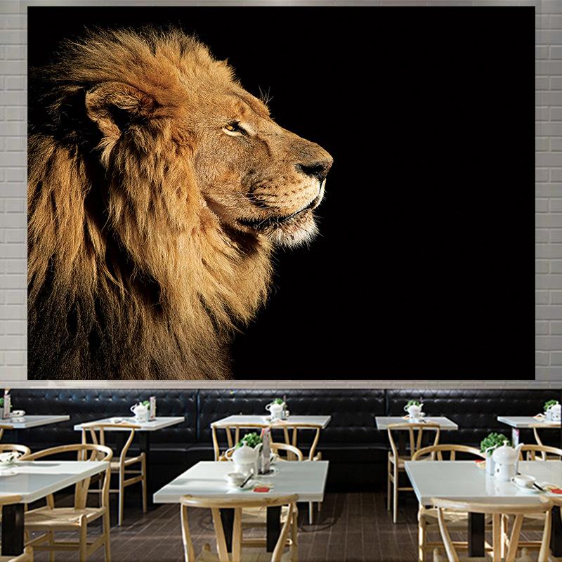 Nordic American Forest Tiger Large Tapestry Wall Hanging  Geometry Hippie Tapestry Home Room Decor Aesthetic Decoration