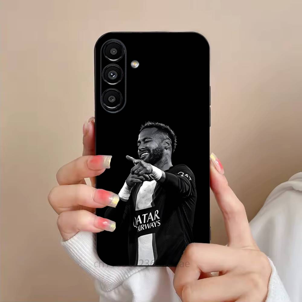 Für N-Neymar Fußball 10 Handyhülle Für Samsung S25,24,23,22,21,S20,Ultra,Plus,FE Schwarze Weiche Hülle