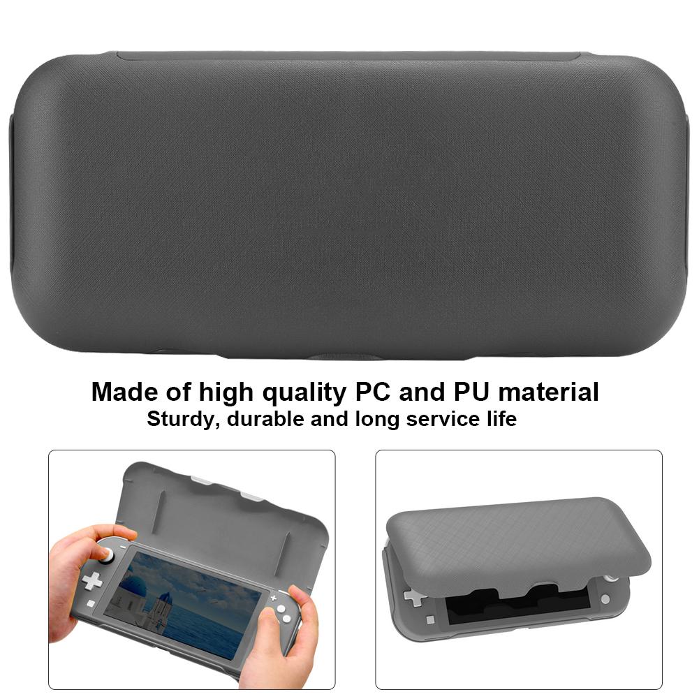 Game Machine Dustproof Drop Resistant Protective Cover Handheld Console Protection Shell for SwitchDark Gray