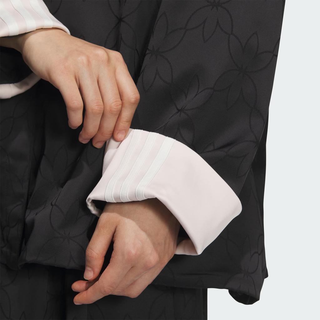 Adidas Originals New Cn Cny Shirt Jacket Fashion Comfortable Versatile Jacket Women Jacket Black KB6407