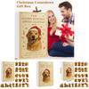 Dog Theme Christmas Advent Calendar With Acrylic Animal Figures For Holiday Gift Giving