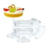 10Pcs Plastic Martini Glasses Disposable Transparent Champagne Glass Detachable Champagne Tower Dessert Cup For Wedding Party