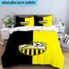 Deportivo Tachira Fc Crest 3PCS Bedding Set 2D Printing (Includes 1 Duvet Cover + 2 Pillowcases Coreless), Bedroom decor,Fan gift