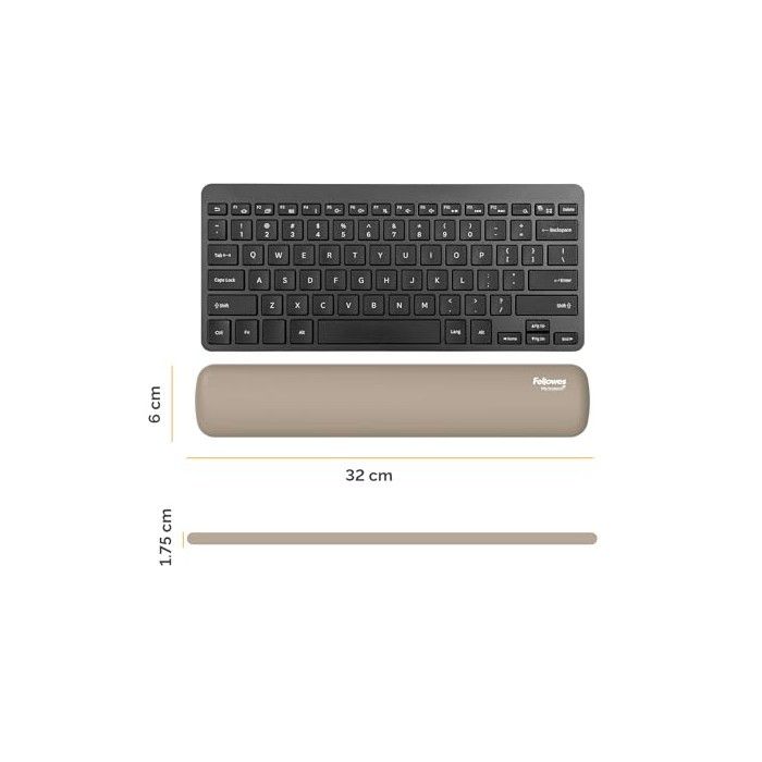 Repose-poignet Breyta 32cm pour clavier, sable
