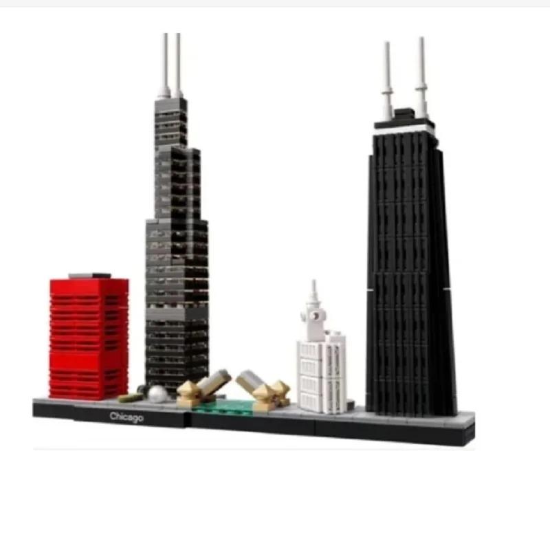 New York Londýn Paříž Dubaj Landmark Panorama města Stavebnice 21052 21044  21028  21034 21032 21027 Stavebnice