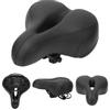 Coussin de Selle de Vélo Doux Imperméable Confortable Remplacement de Selle de Vélo avec Housse de Pluie