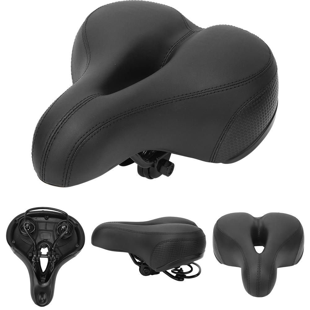 Soft Bike Seat Cushion Waterproof Comfortable Bicycle Saddle Replacement with Rain Cover