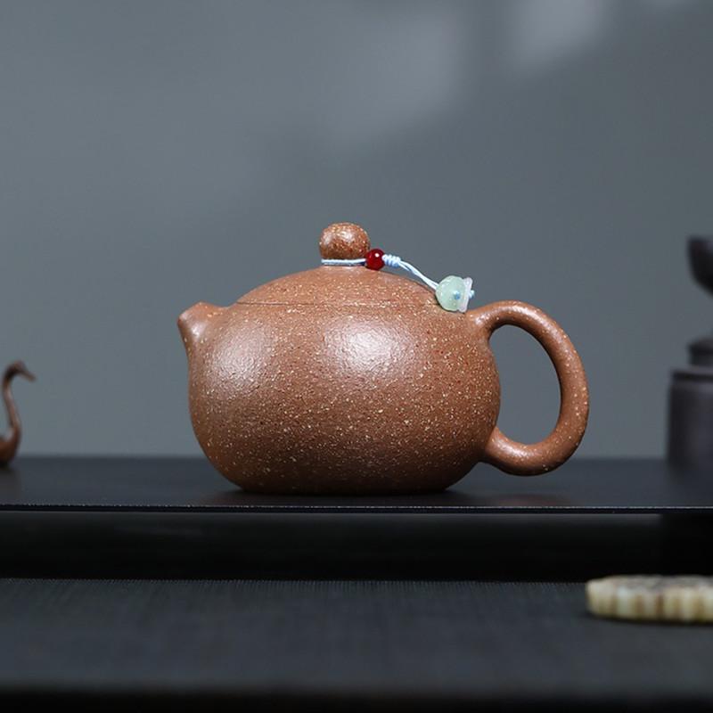 

270ml Chinese Yixing Purple Clay Teapot Tradition Handmade Xishi Tea Pot Household Zisha Tea Set Beauty Tea Infuser Kettle