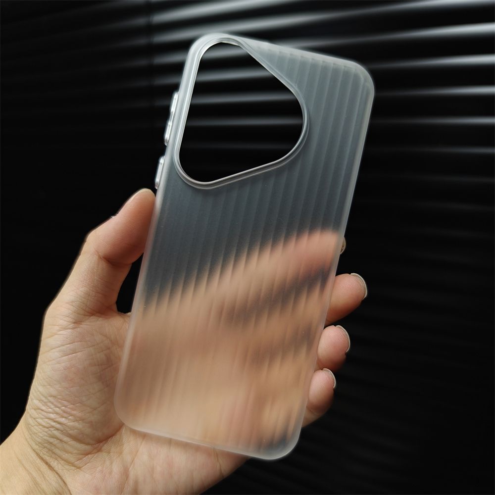 Stylish Business Luggage Case For HUAWEI Pura 70 Ultra 70 pro Plus Luxury Plating Wave Transparent Hard PC Back Cover Fundas