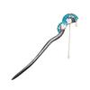 Ancient Style Tassel Hairpin - Imitation Ebony Wood, Hanfu Accessories, Chinese Jewelry for Women