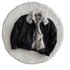 Unisex Retro Fur Collar Jacket: Versatile Casual Outerwear for Autumn/Winter