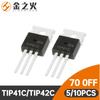 5/10PCS TO-220 Transistor TIP41C TIP42C 100V 6A NPN Transistors TIP41 TIP42