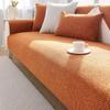 Cotton Thread Woven Non-Slip Sofa Cushion Linen Sofa Cushion for All Seasons Universal Backrest Cover Cloth Towel Woven Cotton