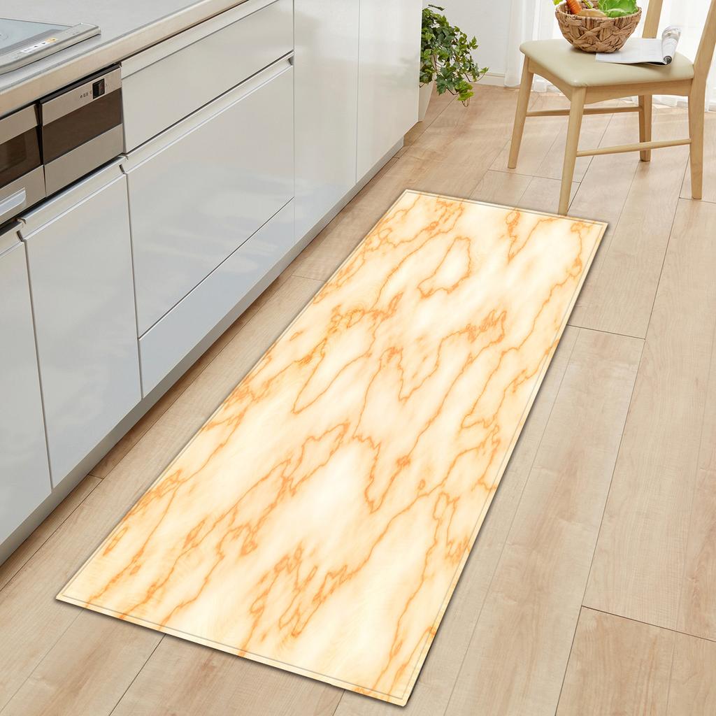Marble Kitchen Sand Wardrobe Shoe Cabinet Long Carpet Floor Mat
