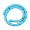 Natural Turquoise Stone Beads Blue White Cylinder Tube Shape Loose Spacer Beads For DIY Charm Bracelet Necklace Jewelry Making