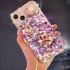 Glitter Strass Mobilskal För iPhone 17 16 15 14 13 12 11 Pro Max Air mini 16e 8 7 Plus X XS XR, Bling Kristall Krona Fjäril Pärla Blomma Design