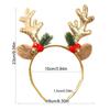 Christmas Shiny Reindeer Deer Antler Headband Hair Band Costume Xmas Party Props