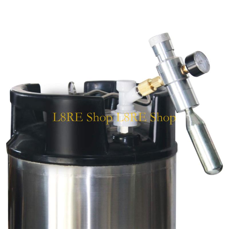 L8RE Small CO2 Regulator 0-150PSI Safe Brewing Accessory Kitchen Appliance Part