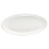 Pure White Household Steamed Fish Plate, Ceramic Oval Seafood Plate, Large Fish Plate, Premium Dish Plate, Hotel Tableware