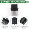 Motoforti HVAC Blower Motor Resistor Heater Blower Resistor for Dodge Durango 2007-2009 Metal ABS No.05061587AA Silver Tone