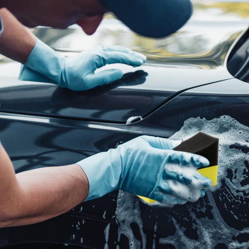 Gebogenes Schaumstoff-Schwamm-Pad Dressing Glanz-Applikator-Pad Polier-Puffer-Wachs-Pad Rad Für Auto-Polierer Puffer-Pad-Kit Heißes Auto