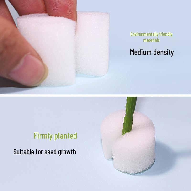 Hydroponic I-Shaped Polyurethane Sponge for Soilless Cotton Seedlings and Vegetables.