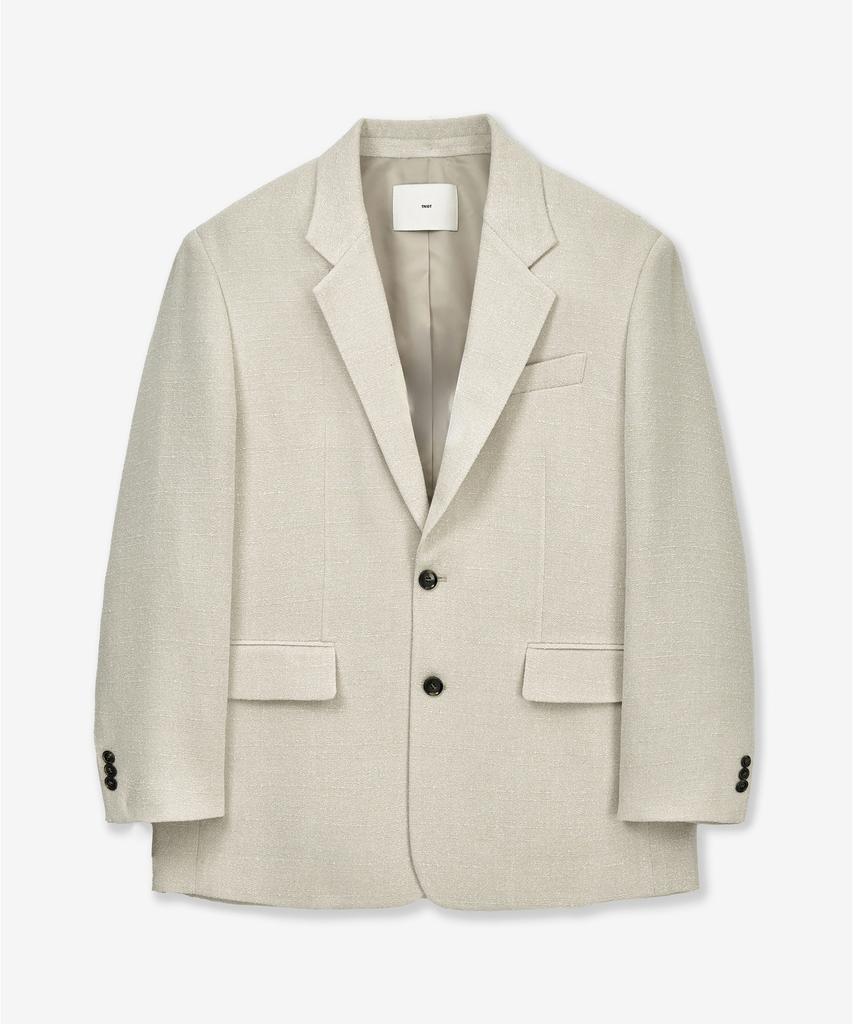 Tngt Oversize Tweed Single Jacket (Cream) Tnja6E105I2