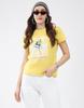 Monte Carlo Women's Round Neck Half Sleeve Top