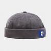 GEMVIE Unisex Corduroy Brimless Hat Adjustable Solid Color Hip Hop Hats for Men Women Dome Hats