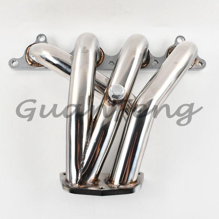 For Honda Accord 2.2L F22 F22A Tri-Y Racing Header Exhaust Manifold Gasket Kit 304 Exhaust Headers For 1990 1991 1992 1993
