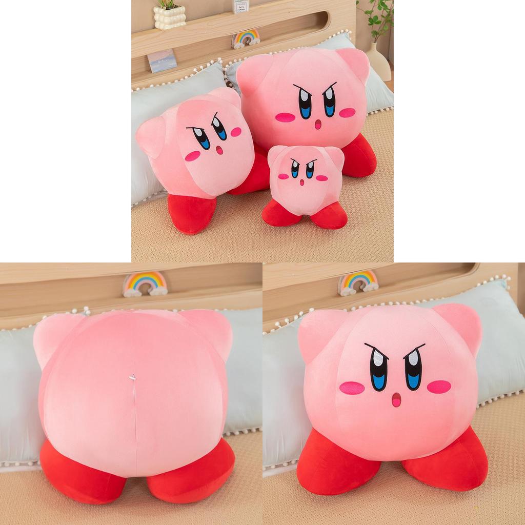 Adorable Milk Star Kirby Plush Toy Soft Stuffed Animal Doll For Cozy Bedtime Gifts