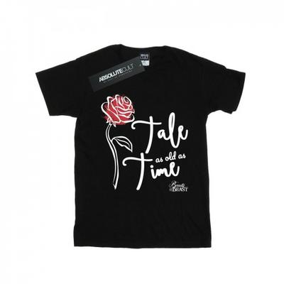 Dame/Damer Tale As Old As Time Rose Bomull Boyfriend T-skjorte
