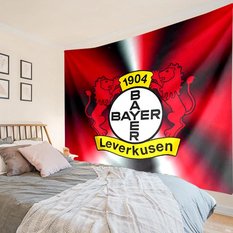 1PC Bayer Leverkusen Crest Tapestry Hanging for Bedroom,Livingroom, Playroom,Decor Art Room Wall Tapestry Holiday and Birthday Gifts