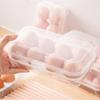 Portable Egg Storage Box Tray 3/4/8 Grid Transparent Shockproof Egg Container Waterproof Egg Tray Kitchen Organizer For Outdoor