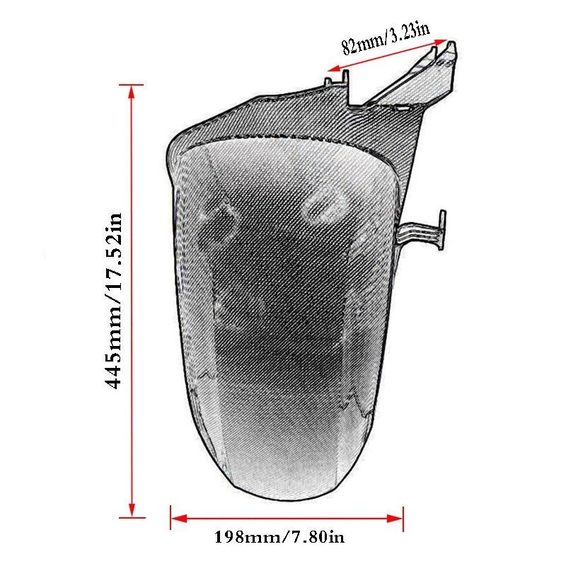 Neue Xmax300 Xmax250 Motorrad Kotflügel Hinten Kotflügel Schlamm Schutz Abdeckung Splash Rad Protector Für Yamaha XMAX 400/300/250 2018-2022