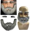 Fake Mustache And Eyebrow Set Self-Adhesive Fake Beard Costume Accessory Cosplay Prop for Masquerade Theater Stage