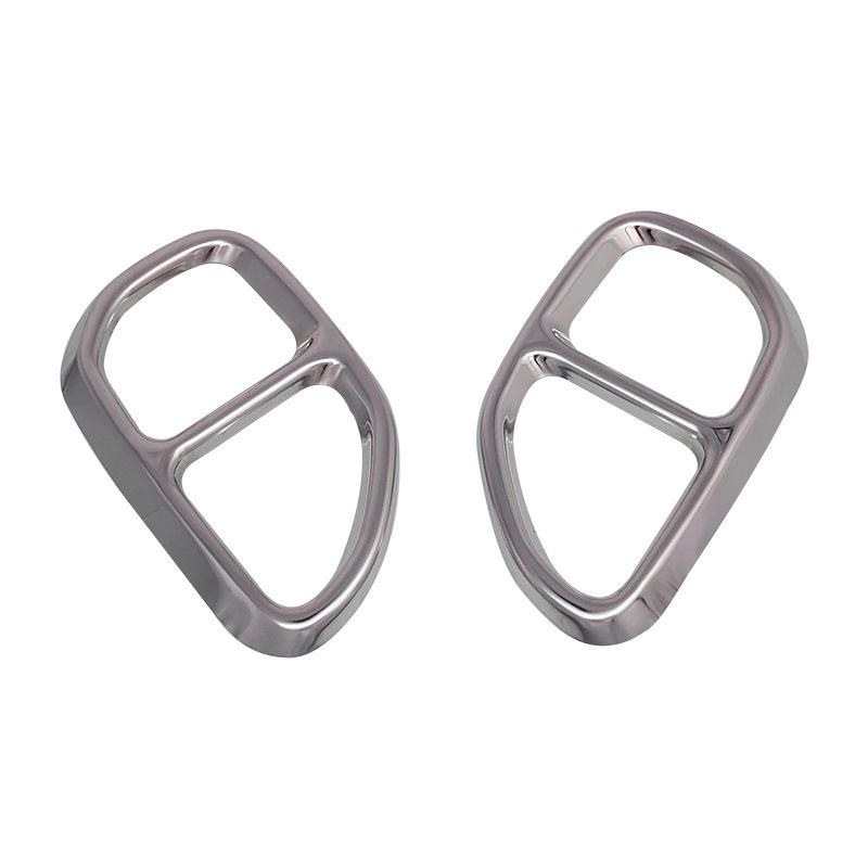 Ford Escape Silver Stainless Steel Quad-Outlet Exhaust Cover