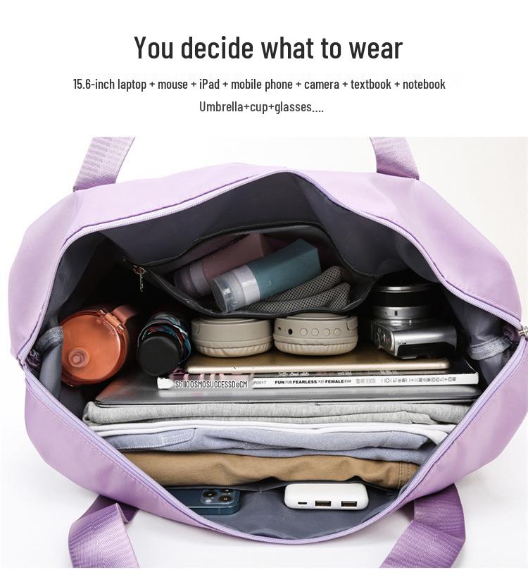 Large Capacity Yoga & Fitness Sports Bag with Dry/Wet Separation & Customizable Logo